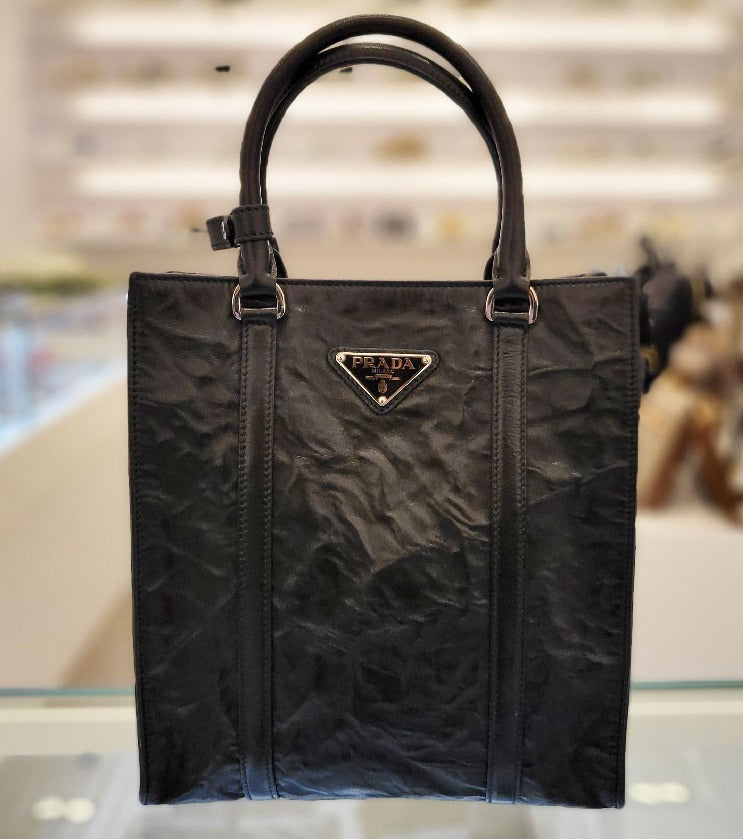 ★PRADA★ナッパ レザー ミニ トート ショルダーパック - 画像 (2)