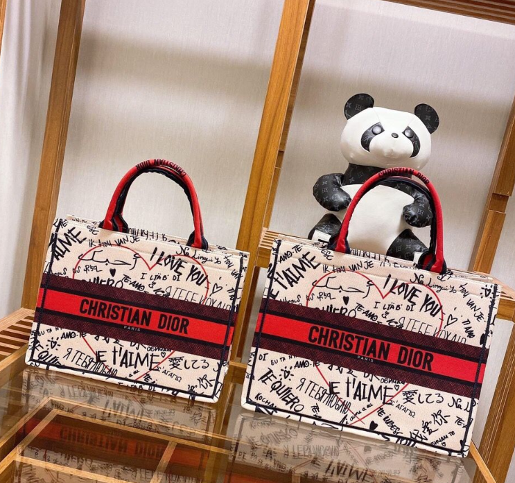 🔥50%OFF🔥💋レター刺繡ワンショルダーハンドバッグレディースショッピングバッグコミューターバッグ【送料無料】 - 画像 (4)