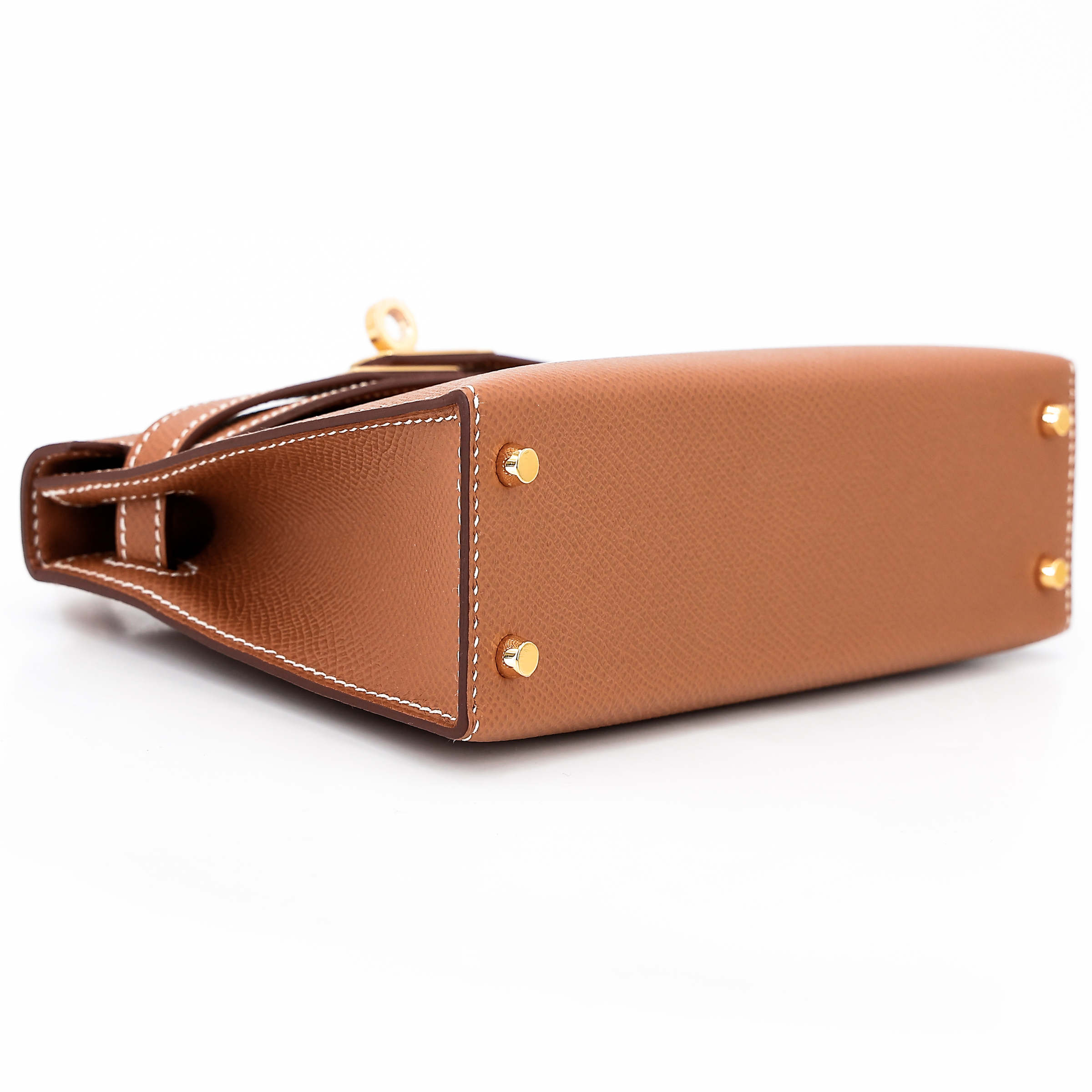 ランク NS 未使用品 HERMÈS エルメス ミニケリー2 ゴールド (37) エプソン ゴールド金具 W刻印 - 画像 (6)