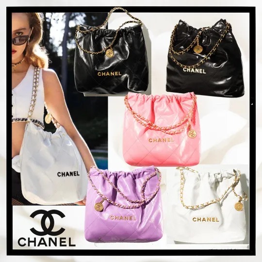 VERY雑誌掲載!通勤からお出かけまで?【CHANEL】シャネル 22 ハンドバッグ - 画像 (8)