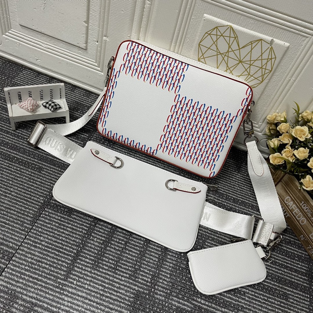 【Louis Vuitton 】(ルイヴィトン)Trio amier Spray クロスボディバッグ 25.0 x 18.5 x 7.0 cm - 画像 (3)