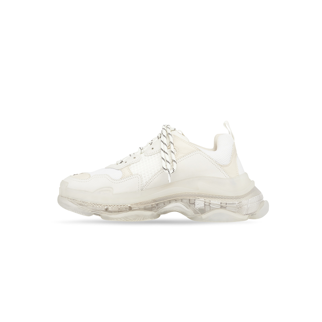 Balenciaga Triple S Clear Sole White(541624W2FB19000)