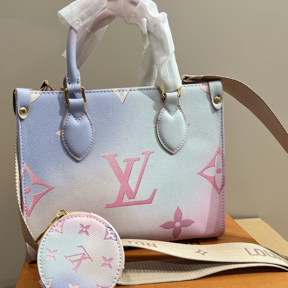 【LOUIS VUITTON】LV2023 新品夏日進月歩水彩ブルーピンク
