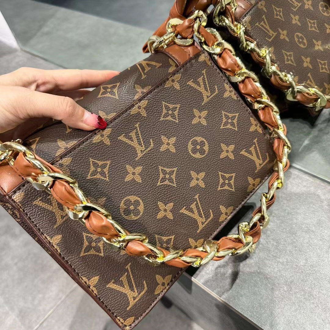 L&v メッセンジャーバッグ 社交界スタイル ぜいたく - 画像 (4)