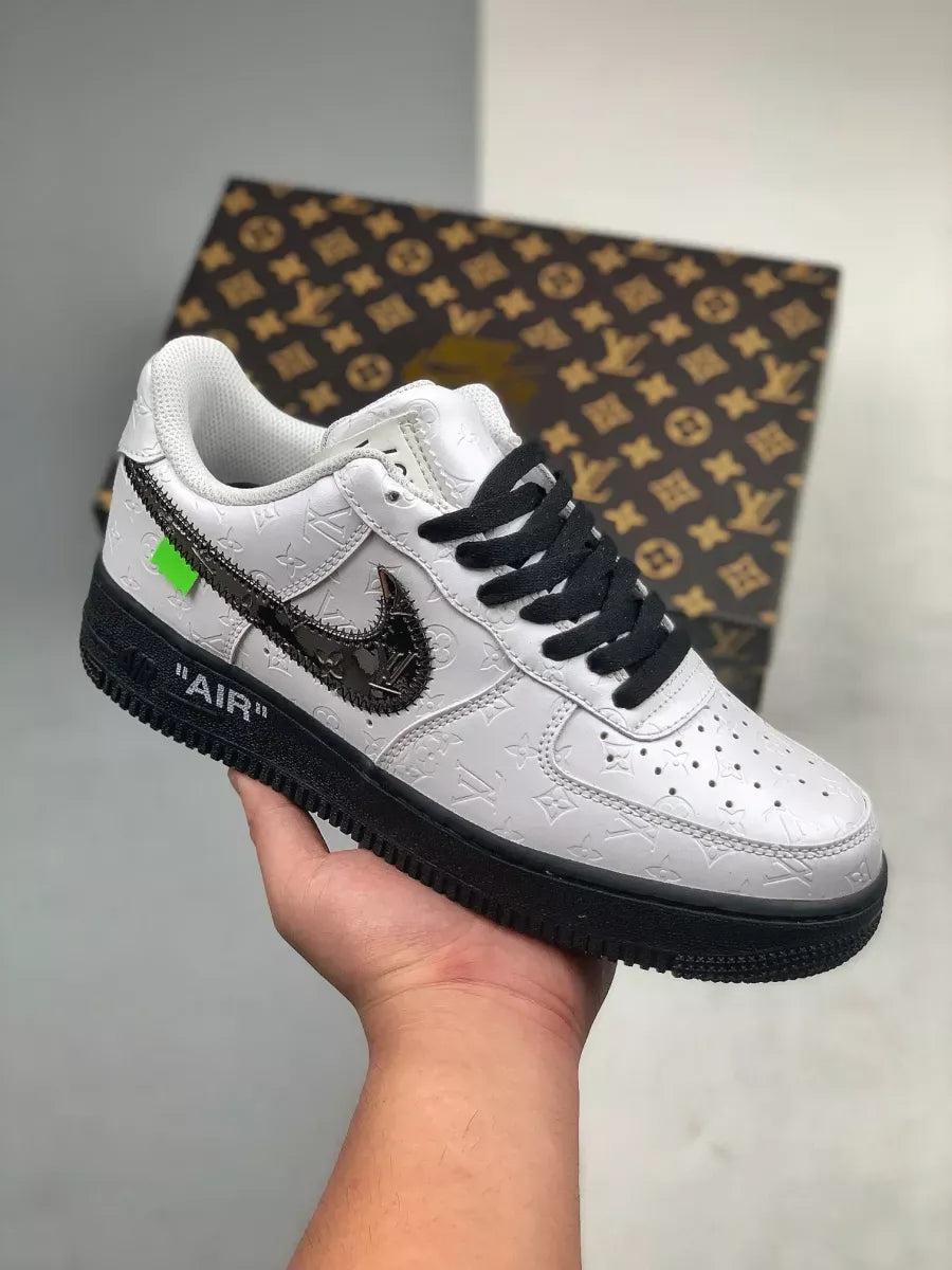【新商品発売】【今年の新商品】LOUISVUITTON X NIKE ナイキエアフォース1 ホワイト【代金引換】 - 画像 (3)