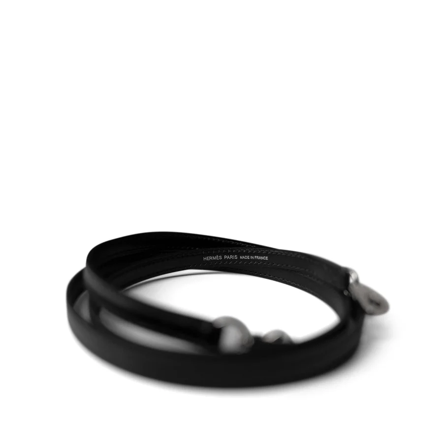 ミニ ケリー セリエ ブラック ボックス カーフスキン パラジウム メッキ B スタンプ - 画像 (5)