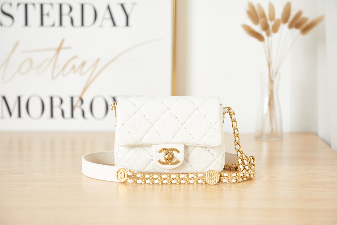 Chanel MINI CLASSIC FLAP BAG AS3368 - 画像 (10)