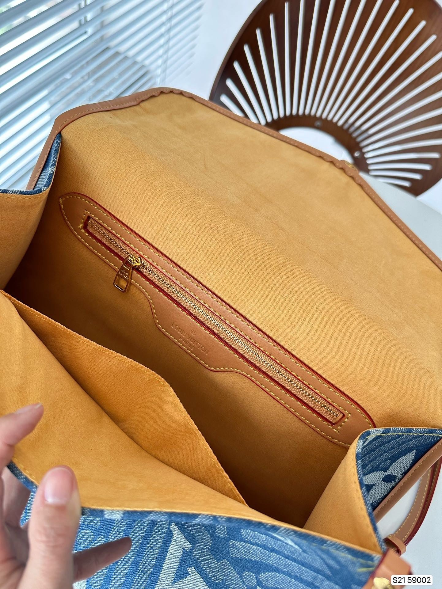 L&V デニムハンドバッグ おしゃれな - 画像 (6)