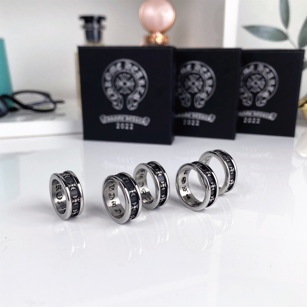 Chrome Hearts(クロムハーツ)クロスカービングリング - 画像 (5)