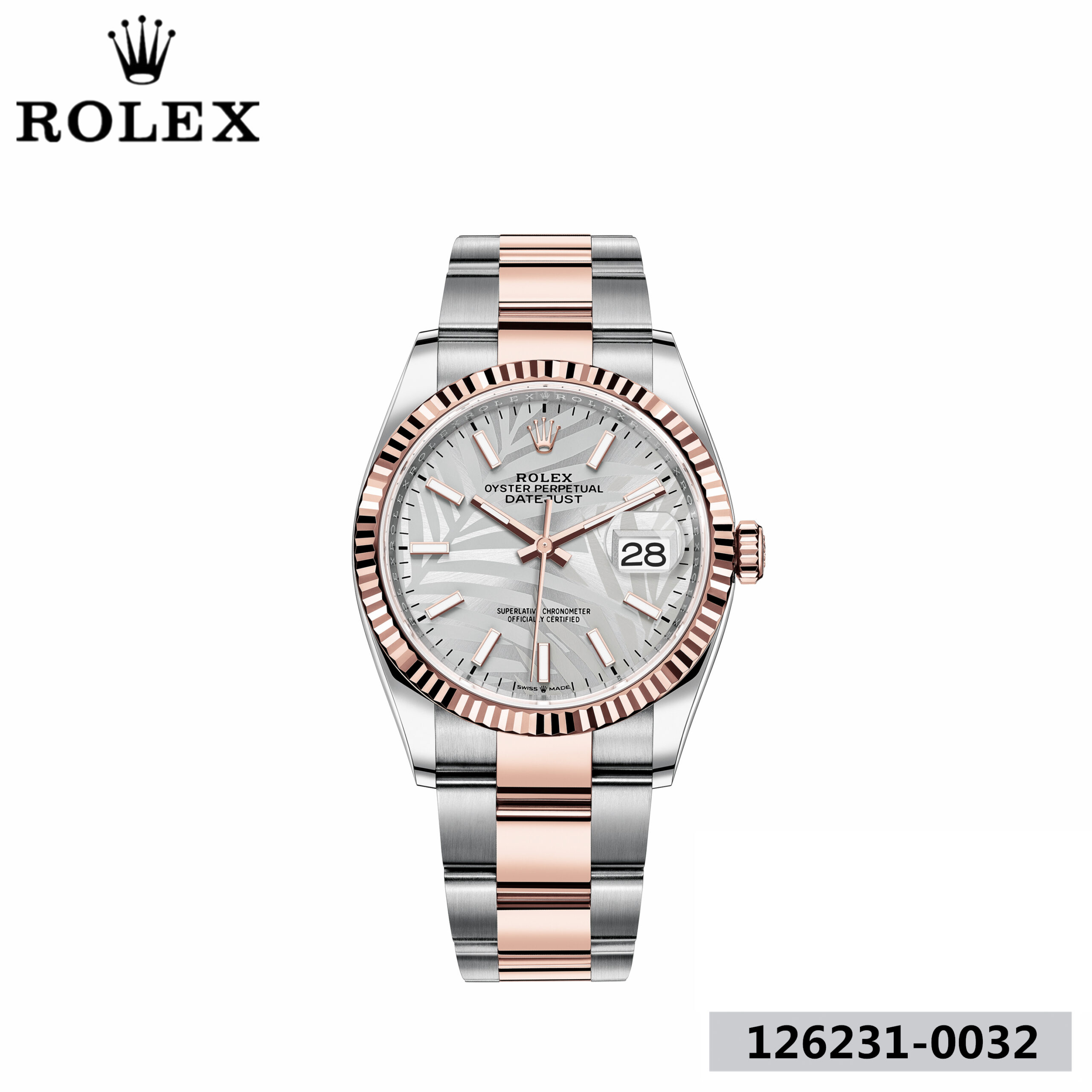デイトジャスト 36 オイスター 36 mm オイスタースチール&エバーローズゴールド - 画像 (3)