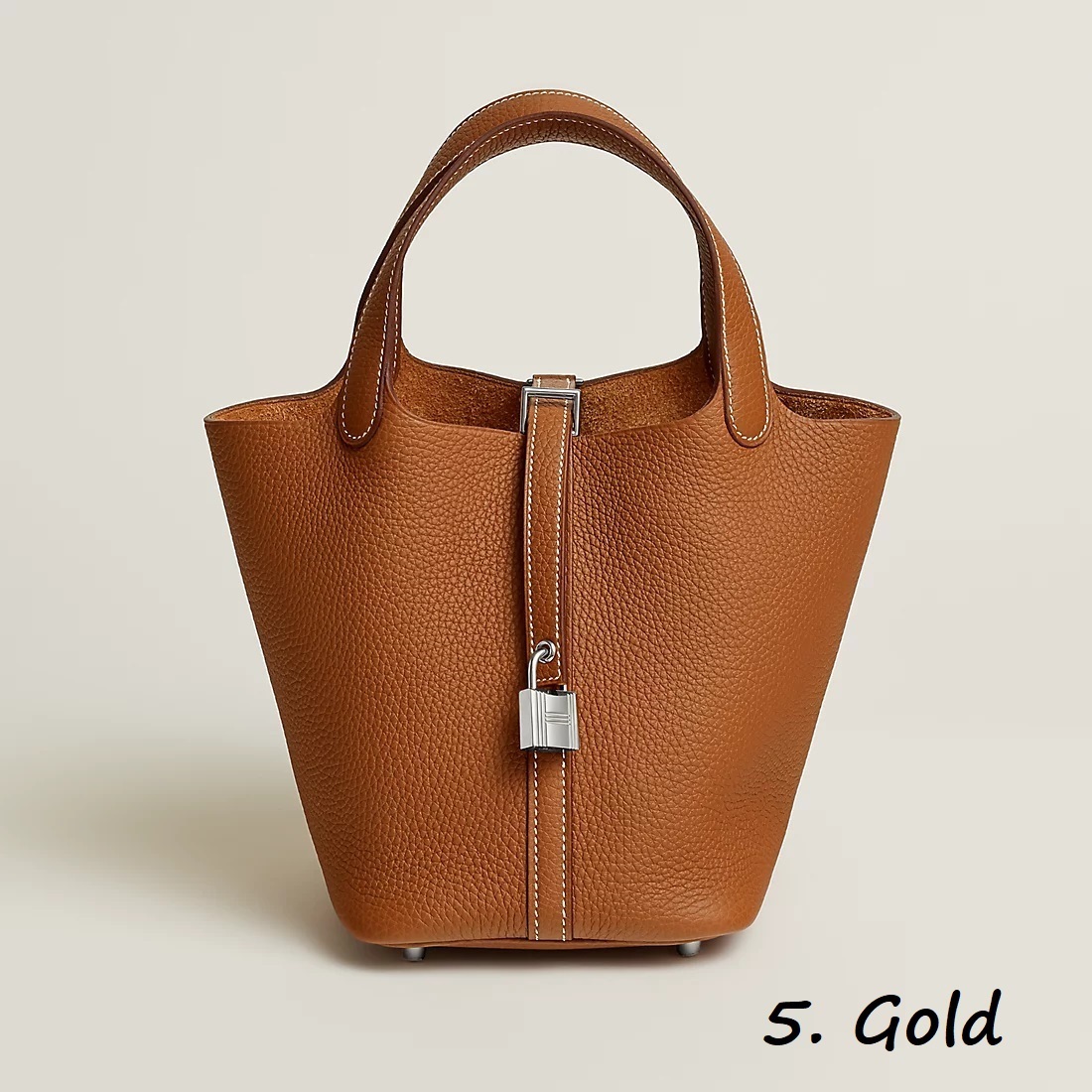 HERMES エルメス ピコタン PM ブラック トリヨン - 画像 (5)