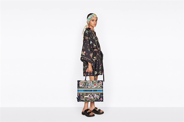 DIOR BOOK TOTE バッグ D-Constellation エンブロイダリー (42 x 35 x 18.5 cm) - 画像 (5)