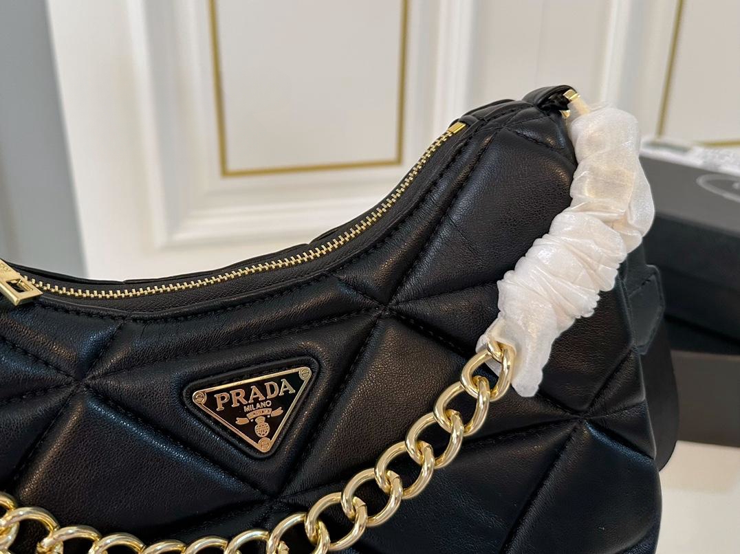 【PRADA 公式 旗艦店】プラダ 斜めがけバッグ 当日出荷 好評に付き再入荷!26*13CM 240719 - 画像 (7)