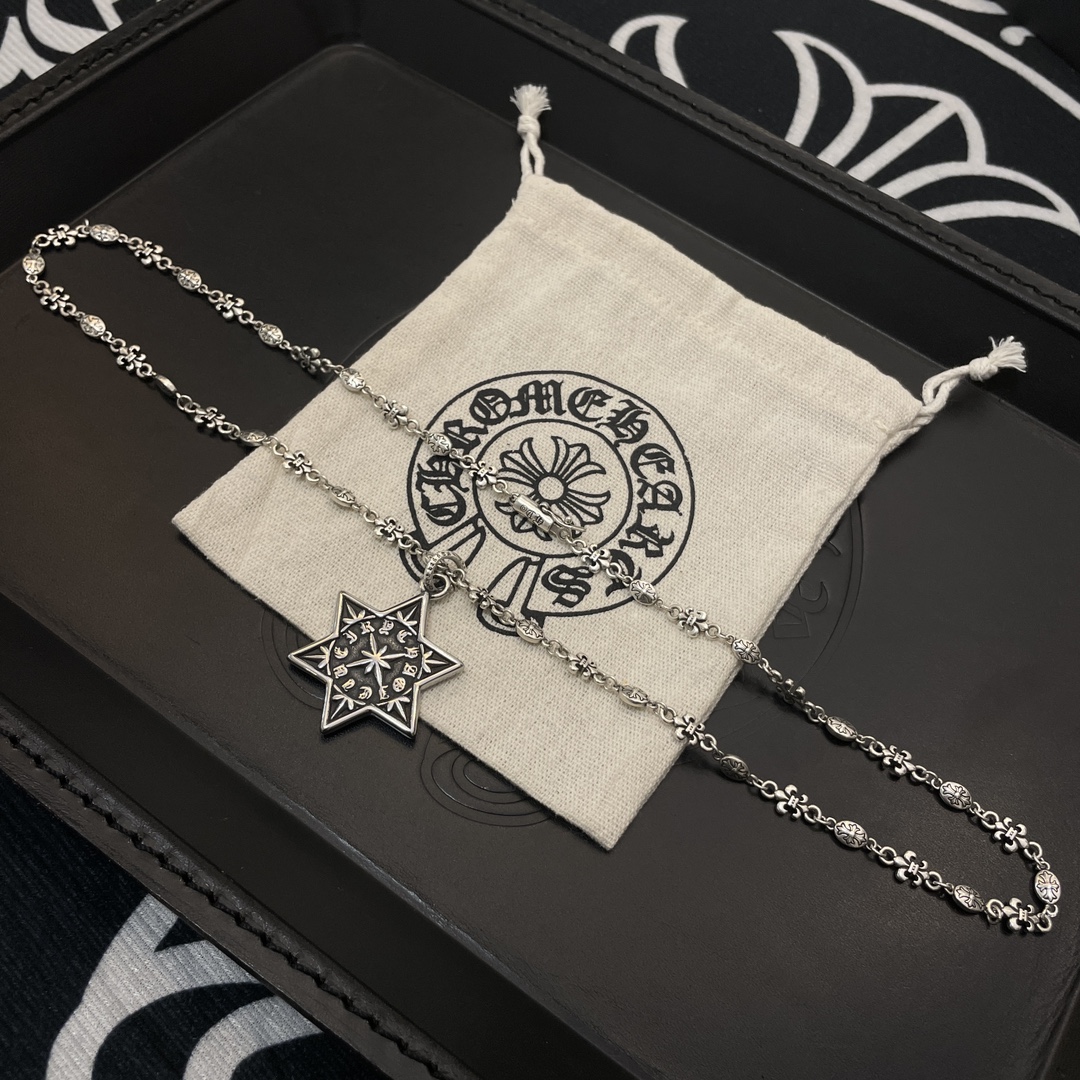【CHROME HEARTS】ネックレス、新しいネックレス万能シンプルファッションオーナメント 24614 - 画像 (6)