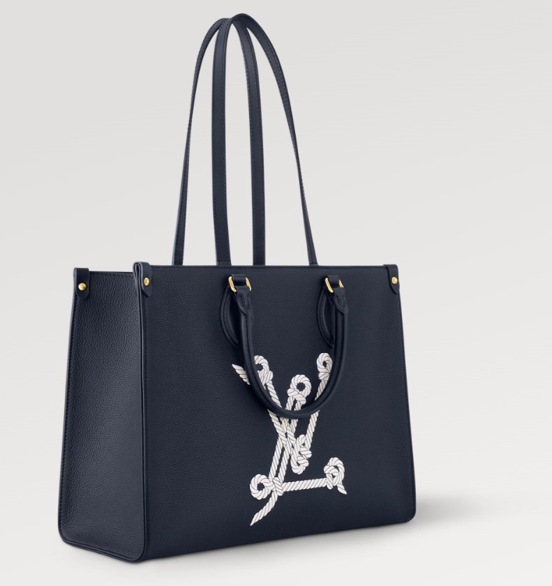 新作24SS【Louis Vuitton】オンザゴー MM トートバック ネイビー M24834 - 画像 (4)