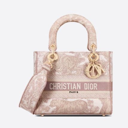 DIOR 2種類★LADY D-LITE ミディアムバッグ★M0565OTDT_M808 - 画像 (7)