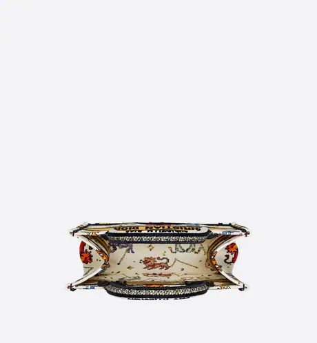 DIOR BOOK TOTE スモールバッグ Dior Pixel Zodiac エンブロイダリー (26.5 x 21 x 14 cm) - 画像 (5)