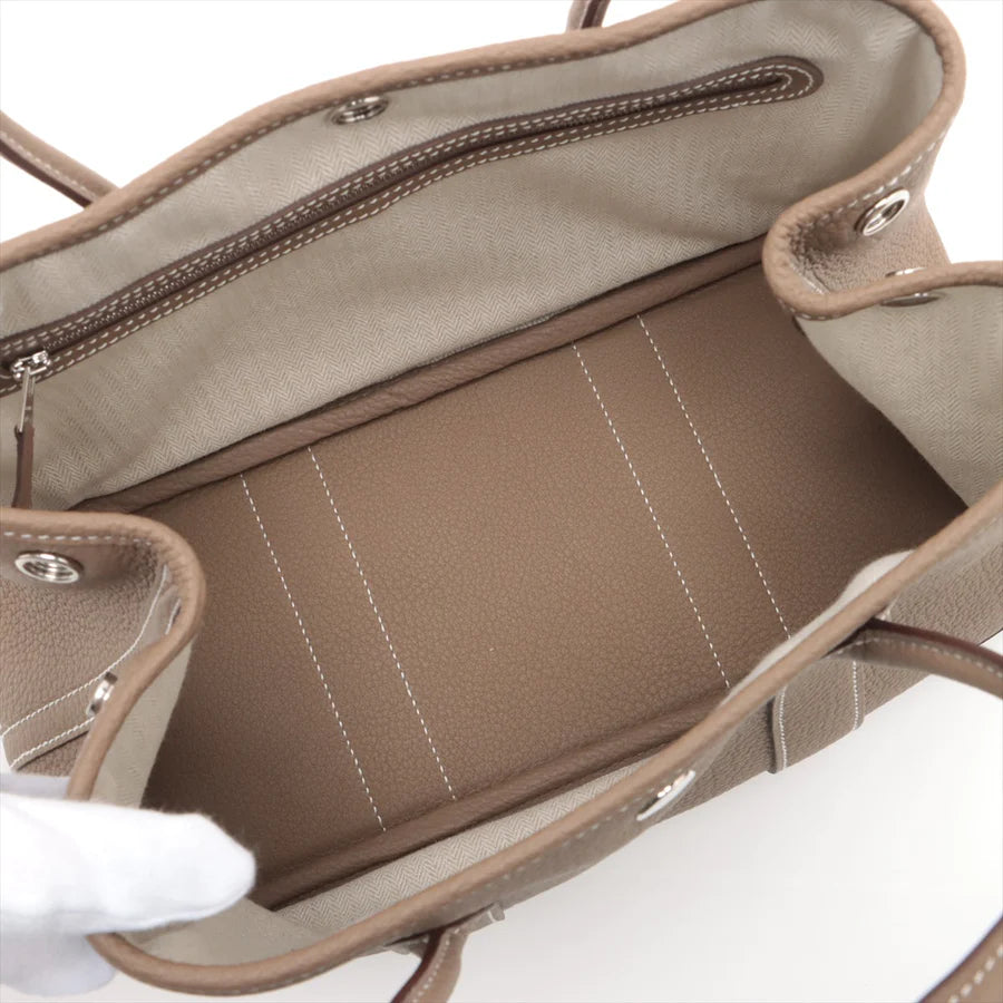 エルメス ガーデンパーティTPM カントリー エトゥープ シルバー金具 - 画像 (3)