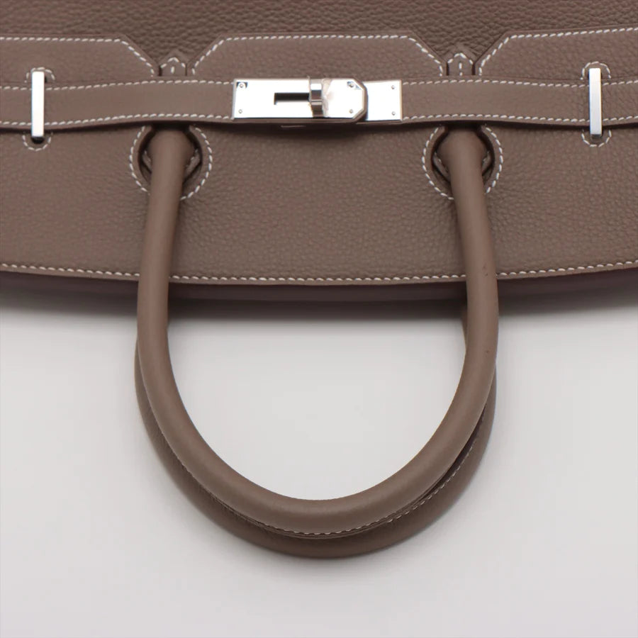 エルメス バーキン35 トゴ エトゥープ シルバー金具 - 画像 (4)