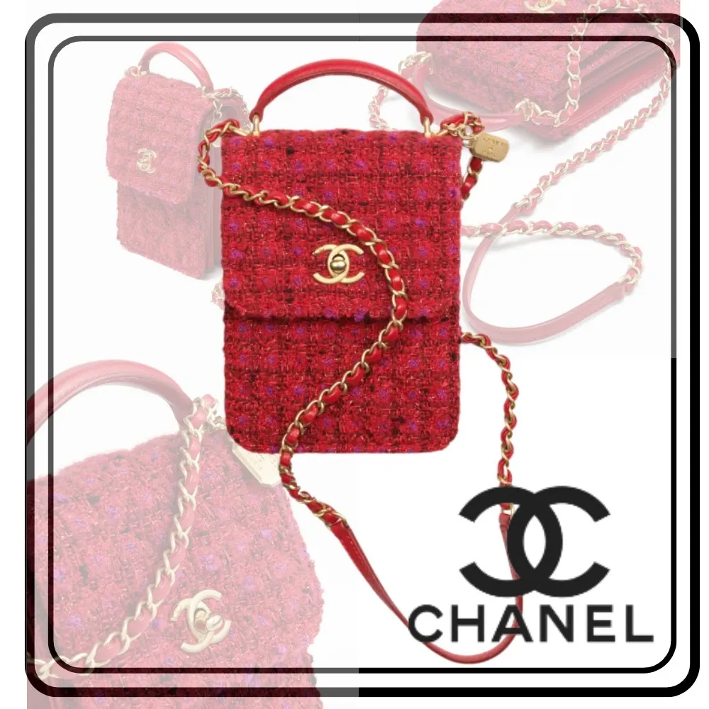 ツイードがかわいい★ 【CHANEL】ハンドルツイードバック - 画像 (6)