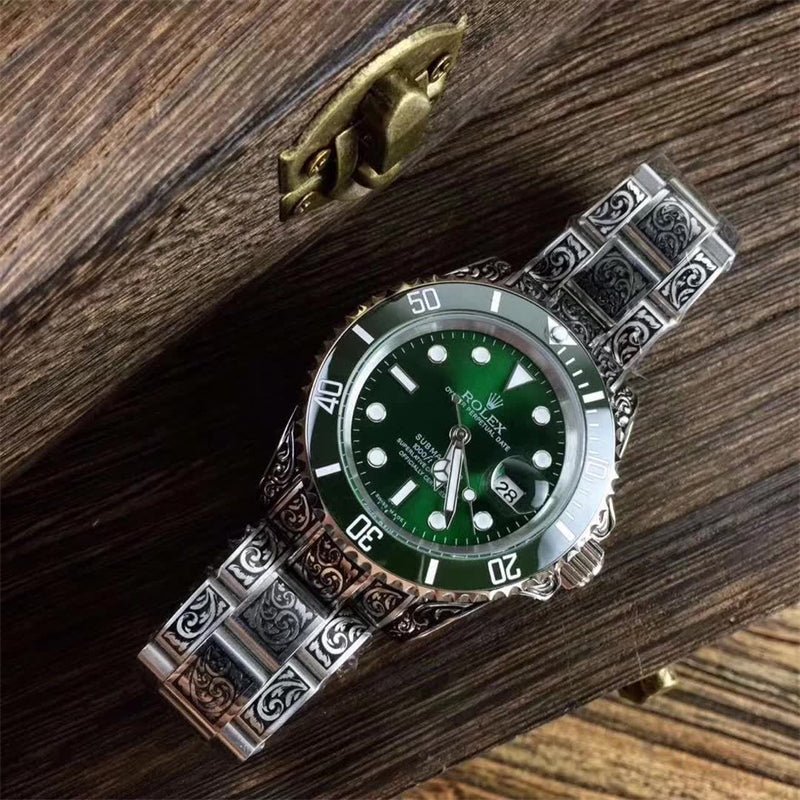 ロレックス サブマリーナーデイト 彫金 116610LV/116610LN - 画像 (4)