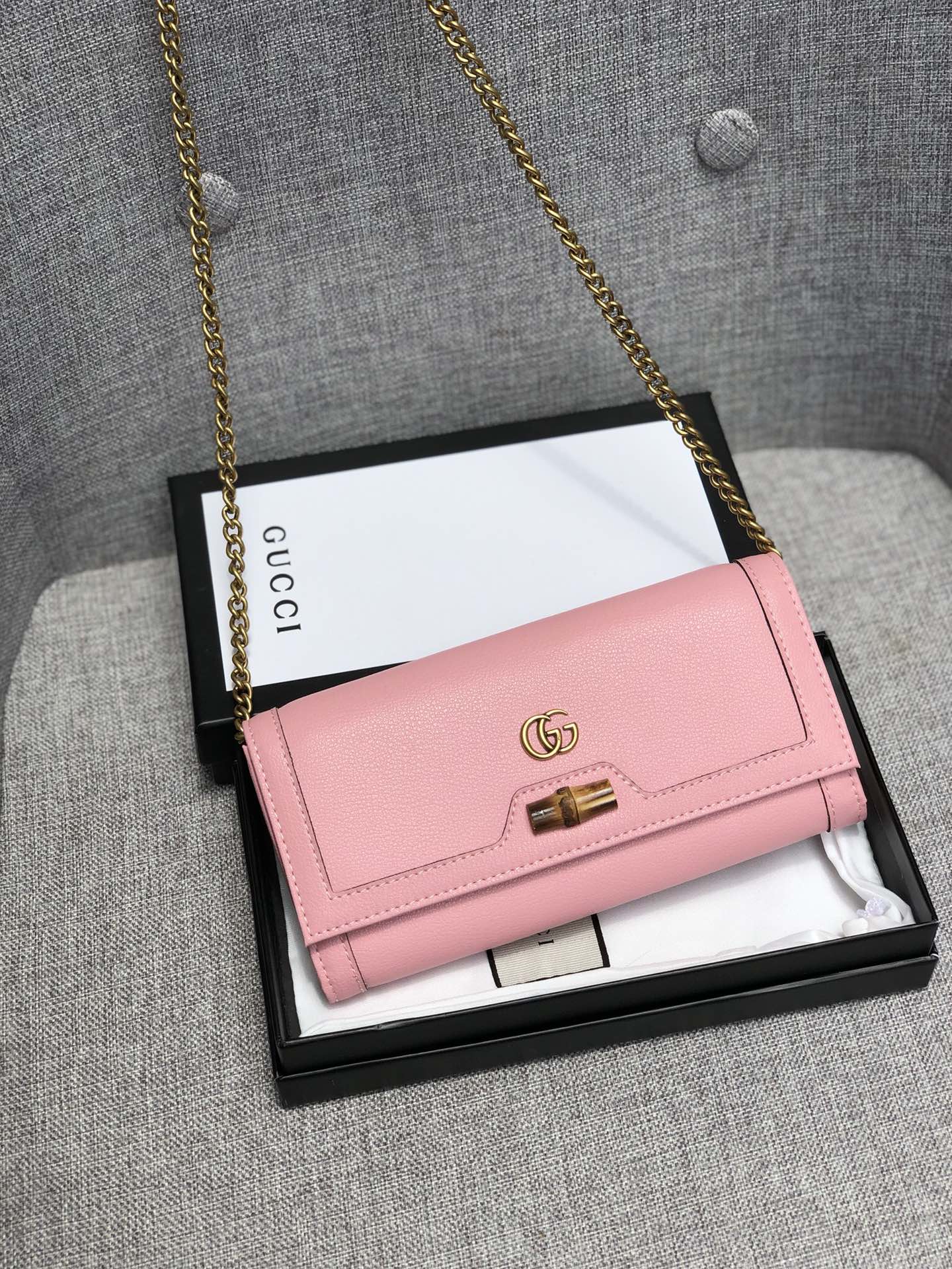 累積売上総額第1位【GUCCI★グッチ】チェーンウォレット - 画像 (10)