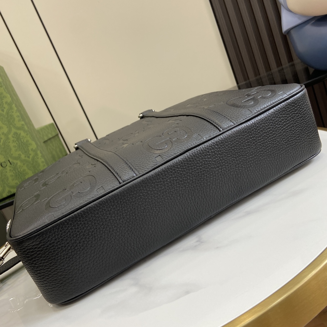 【 Gucci 旗艦店】スーパー ダブルG ブリーフケース - 画像 (4)