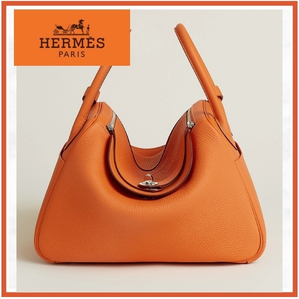 【希少! リンディ 30】HERMES Lindy ショルダー 金具ゴールド - 画像 (7)