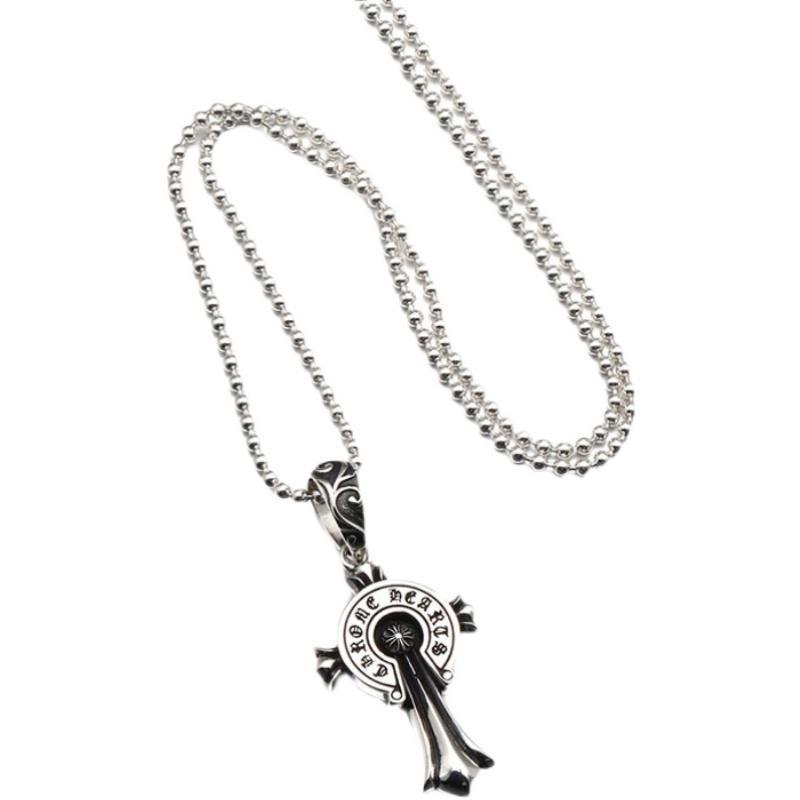 Chrome Hearts クロムハーツ バッジクロスネックレス 65cm - 画像 (3)
