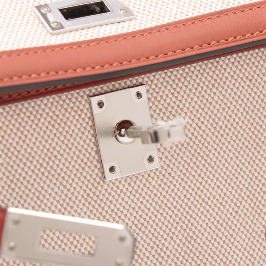 エルメス ケリーヴェルソ25 トワルアッシュ×ヴォースイフト キュイーブル - 画像 (9)