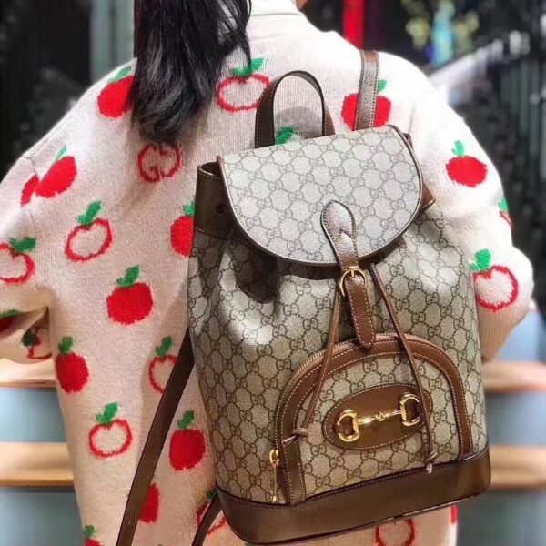 GG(グッチ) 1955 Horsebit バックパックBackpack GG Premium Canvas