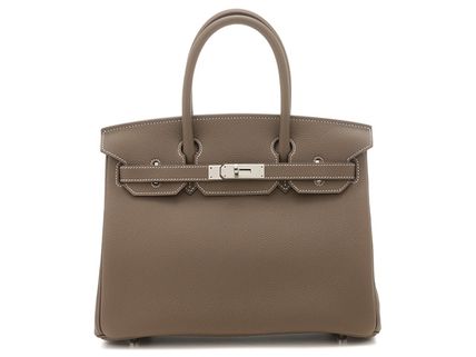 HERMES エルメス バーキン 30cm トゴ エトゥープ - 画像 (3)