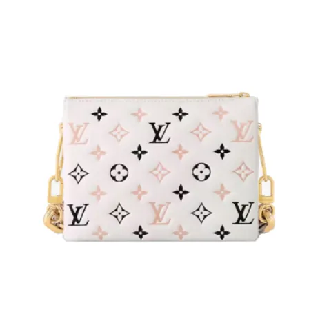 【LOUIS VUITTON】LV2023新品COUSSIN BB ショルダーバッグ斜め掛けバッグゴールドチェーン - 画像 (3)