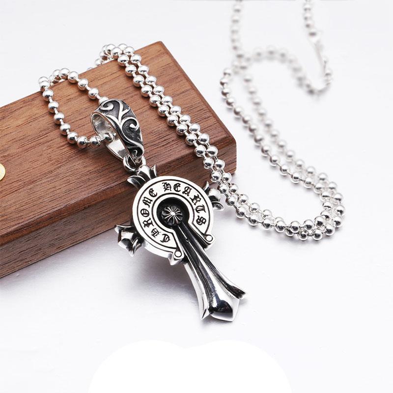 Chrome Hearts クロムハーツ バッジクロスネックレス 65cm - 画像 (5)