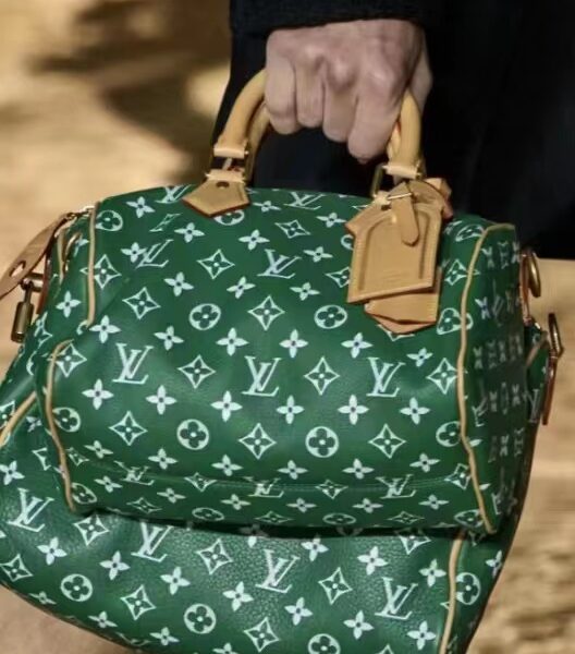 L&V トラベルバッグ レザーバッグ 大容量[限定オファー]