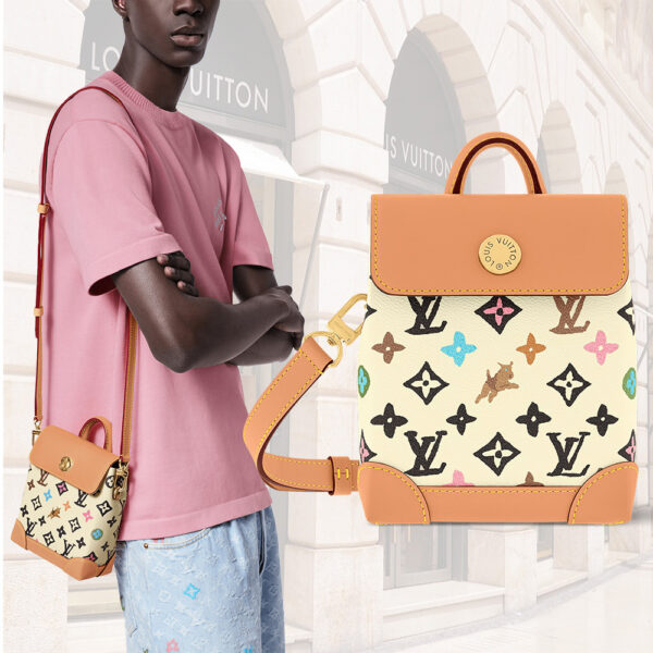 Louis Vuittonヴィトンキャップシャツパンツスニーカーに合うショルダーバッグ M83429