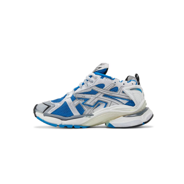 Balenciaga Runner Sneaker White/Blue(677403W3RB34912)