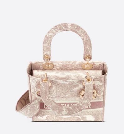 DIOR 2種類★LADY D-LITE ミディアムバッグ★M0565OTDT_M808 - 画像 (9)
