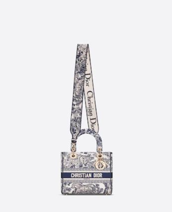 DIOR 2種類★LADY D-LITE ミディアムバッグ★M0565OTDT_M808 - 画像 (4)