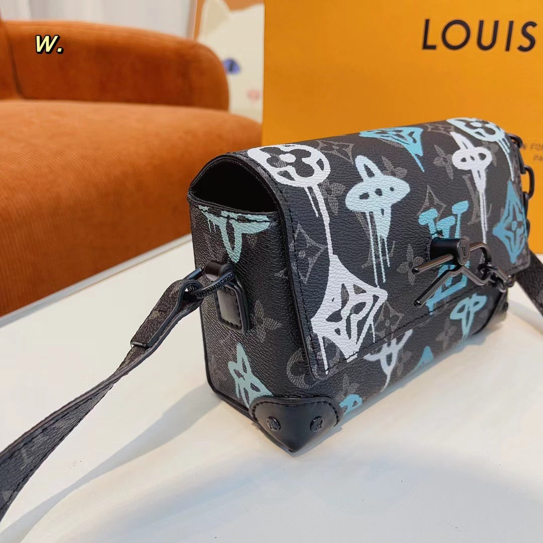 L&v スチーマー ミニ ショルダーメッセンジャーバッグ