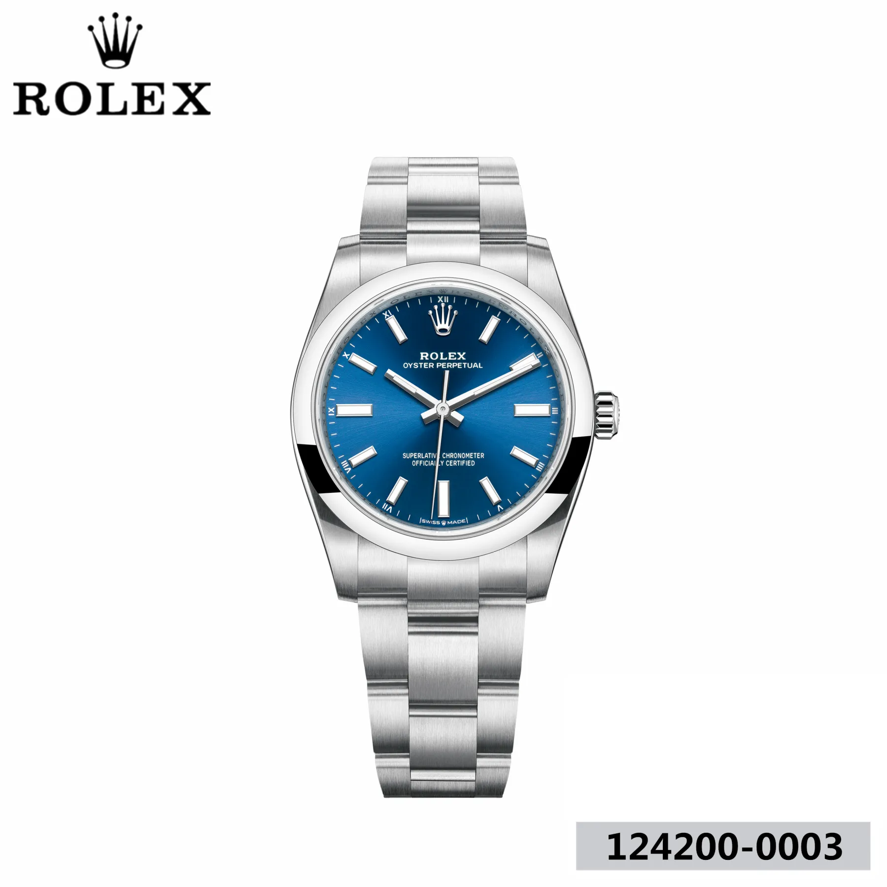 オイスター パーペチュアル 34 オイスター 34 mm オイスタースチール 124200-0003 - 画像 (3)