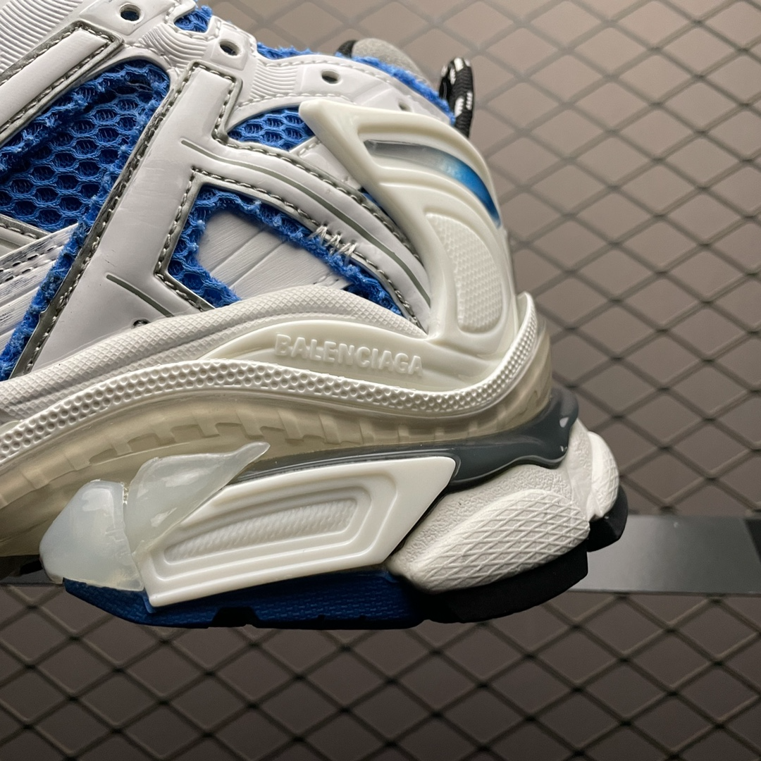 Balenciaga Runner Sneaker White/Blue(677403W3RB34912) - 画像 (5)