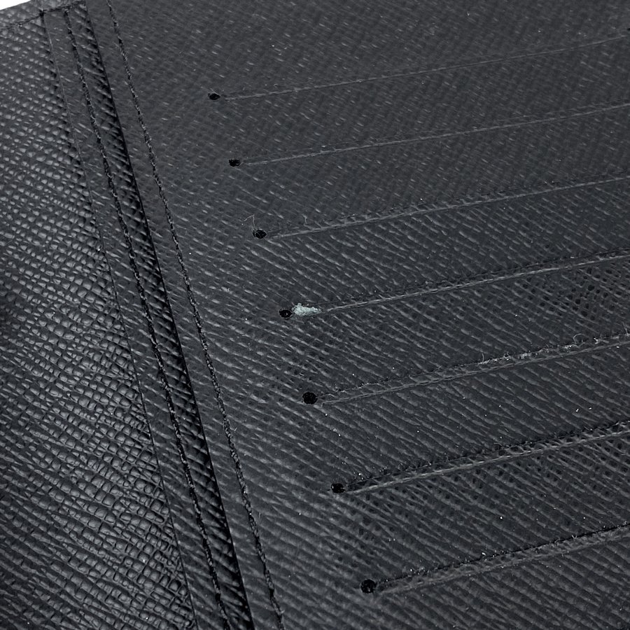 ルイヴィトン LOUIS VUITTON ポルトフォイユ ブラザ 札入れ 小銭入れ 二つ折り シュプリーム SUPREME 長財布 エピ ノワール(ブラック) M67721 - 画像 (8)