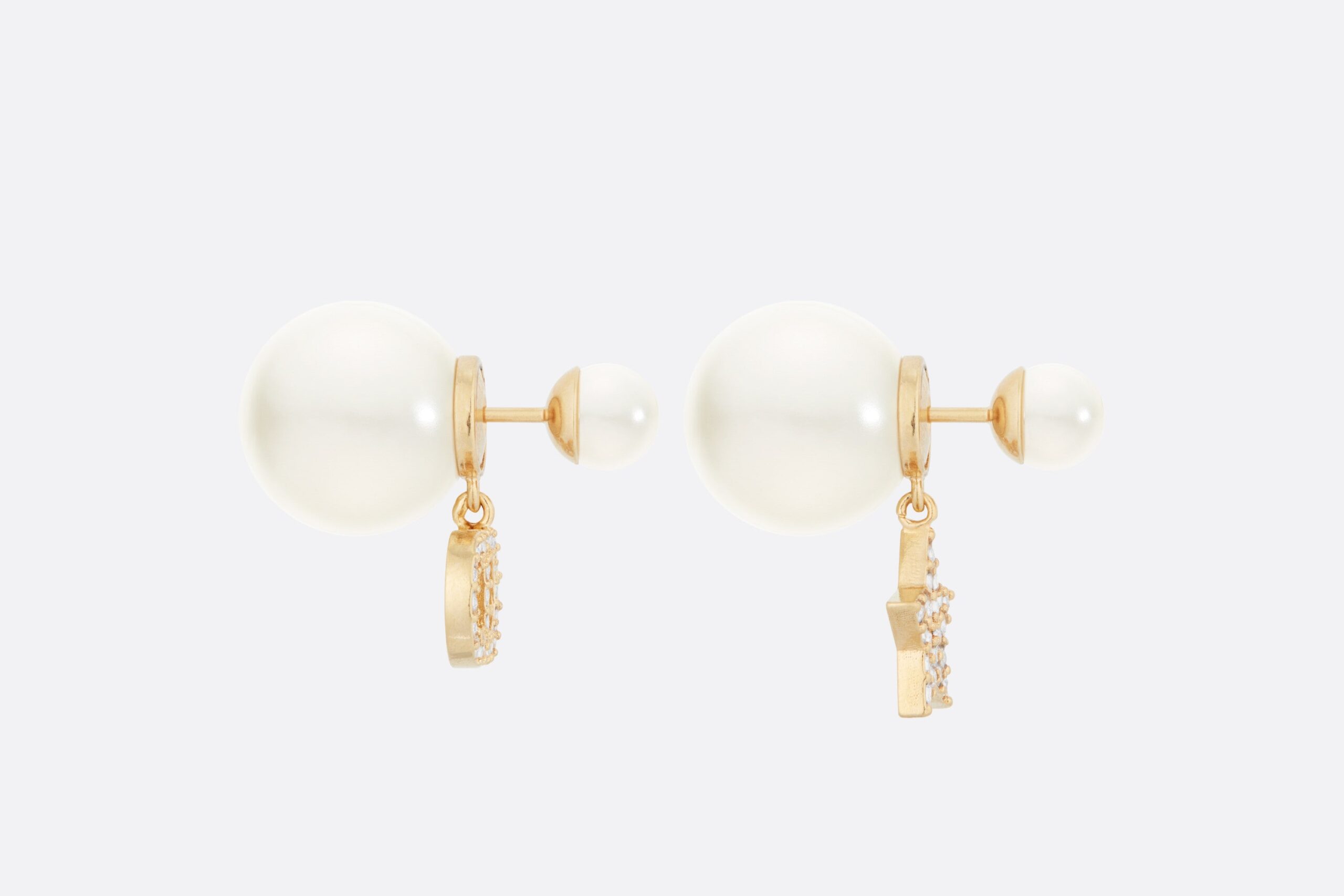 【直営店】DIOR TRIBALES ピアス メタル・レジンパール・クリスタル - 画像 (5)