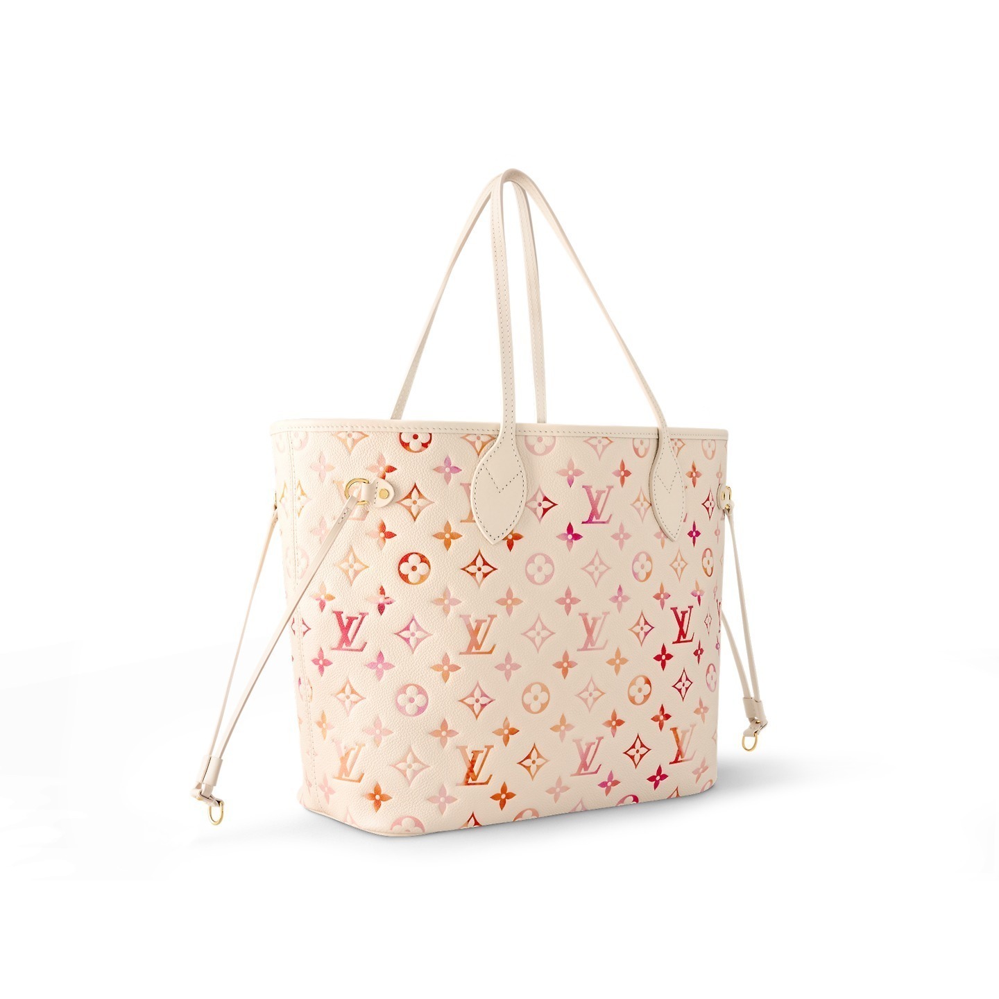 【ピンク×オレンジが可愛い♪】Louis Vuitton ネヴァーフル MM M47080 - 画像 (3)