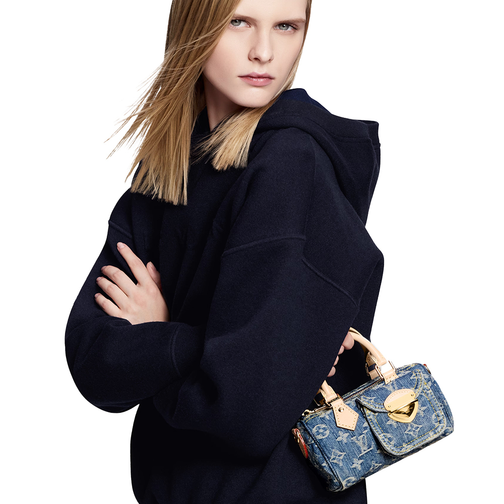 《デニムブルー♪》Louis Vuitton★ナノ・スピーディ M82950 - 画像 (7)