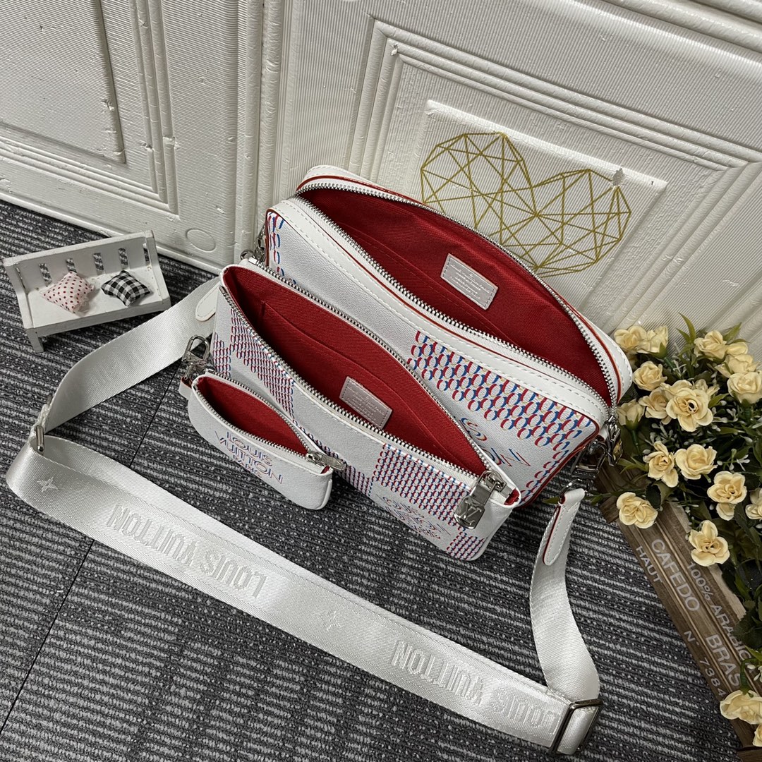 【Louis Vuitton 】(ルイヴィトン)Trio amier Spray クロスボディバッグ 25.0 x 18.5 x 7.0 cm - 画像 (8)