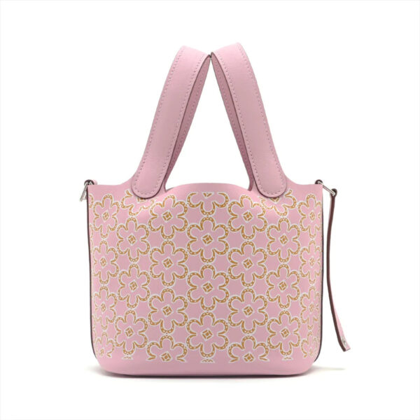 エルメス ピコタンロック ミクロ ラッキーデイジー スイフト モーヴシルベストル シルバー金具