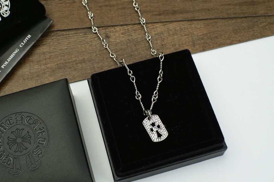 【Chrome Hearts】ネックレス、新しいネックレス万能シンプルファッションオーナメント 男女兼用 - 画像 (4)