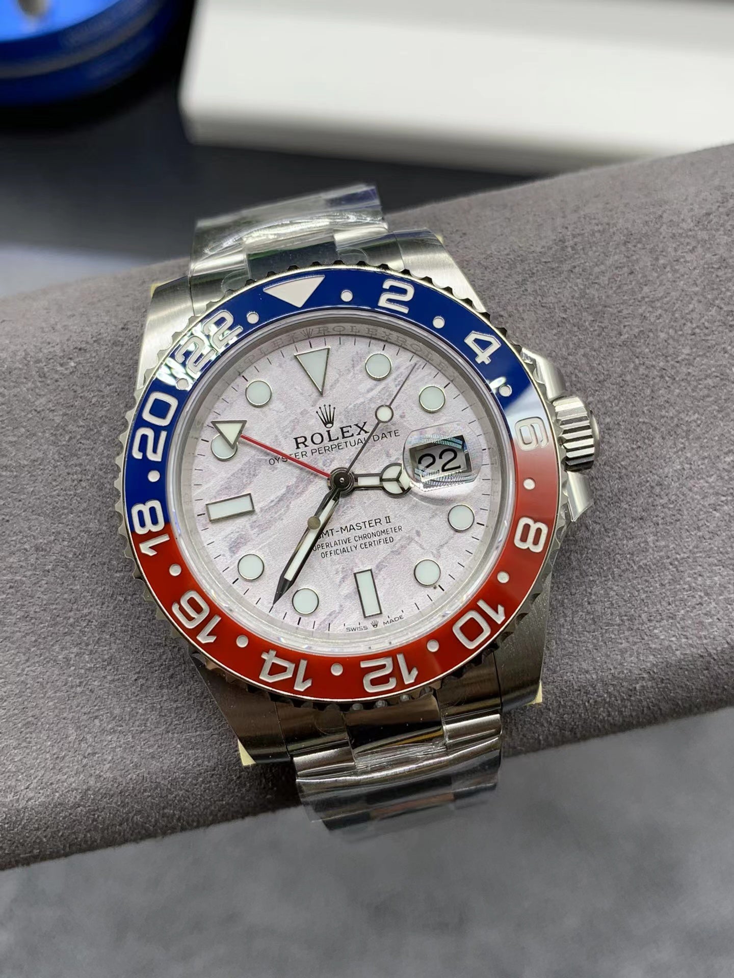 ロレックス GmtマスターⅡ 自動巻き ブラック 文字盤 ホワイトゴールド 126719BLRO-0002 - 画像 (5)